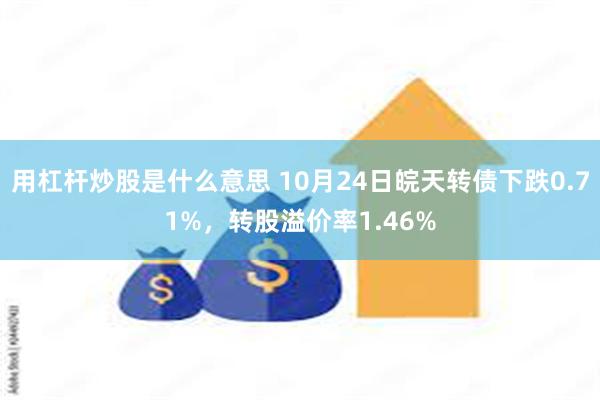 用杠杆炒股是什么意思 10月24日皖天转债下跌0.71%，转