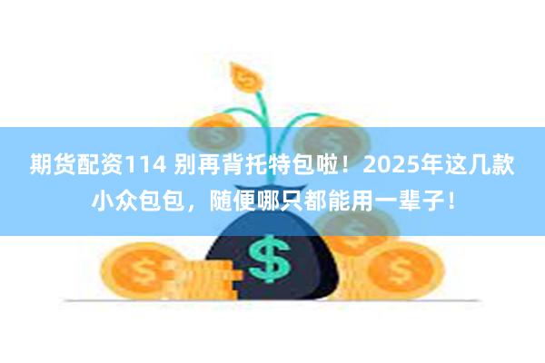 期货配资114 别再背托特包啦！2025年这几款小众包包，随