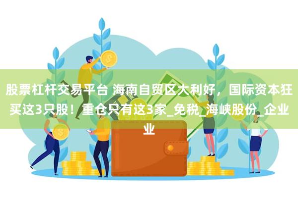 股票杠杆交易平台 海南自贸区大利好，国际资本狂买这3只股！重